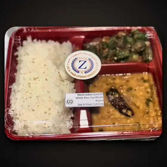 North Indian lunch tray